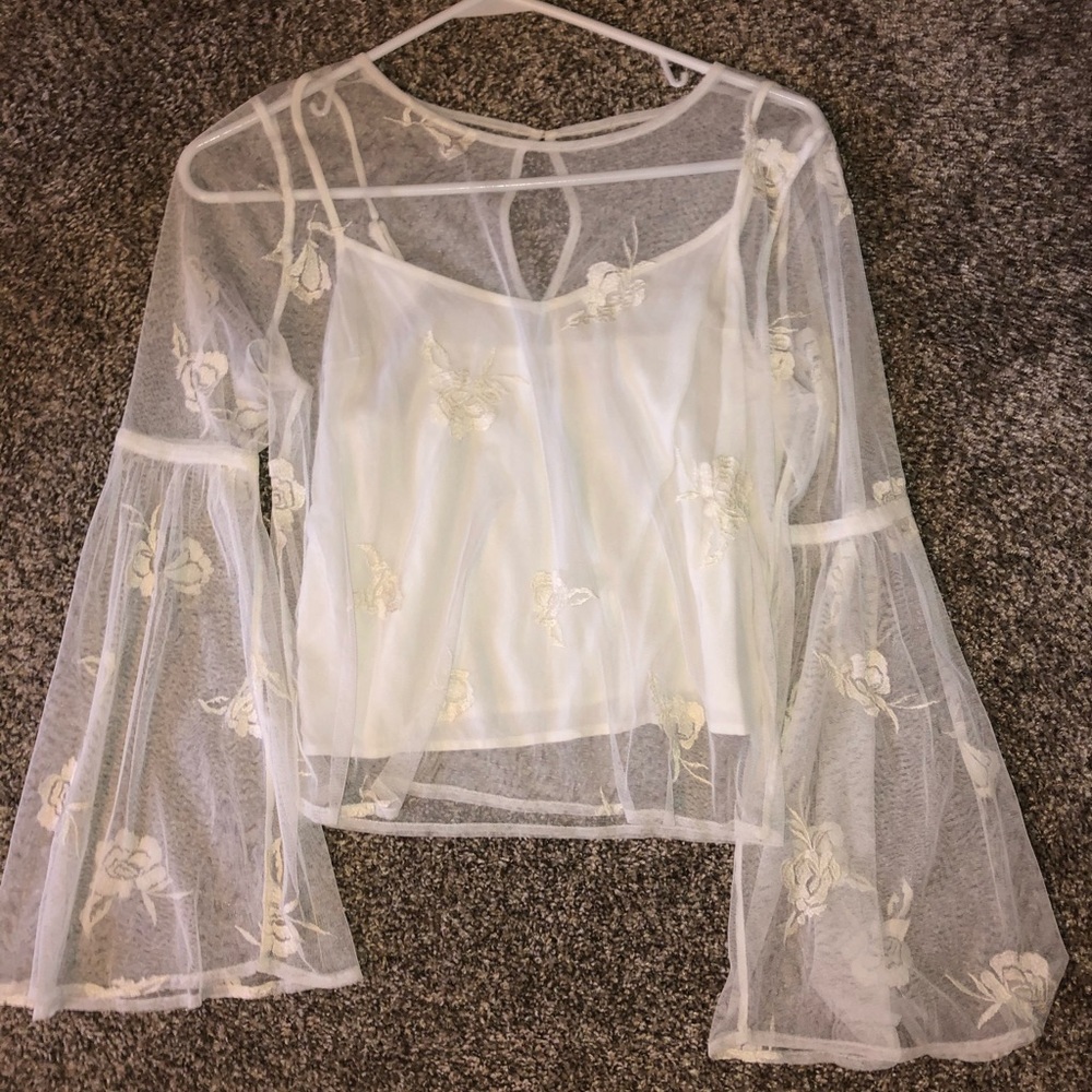 White float shirt